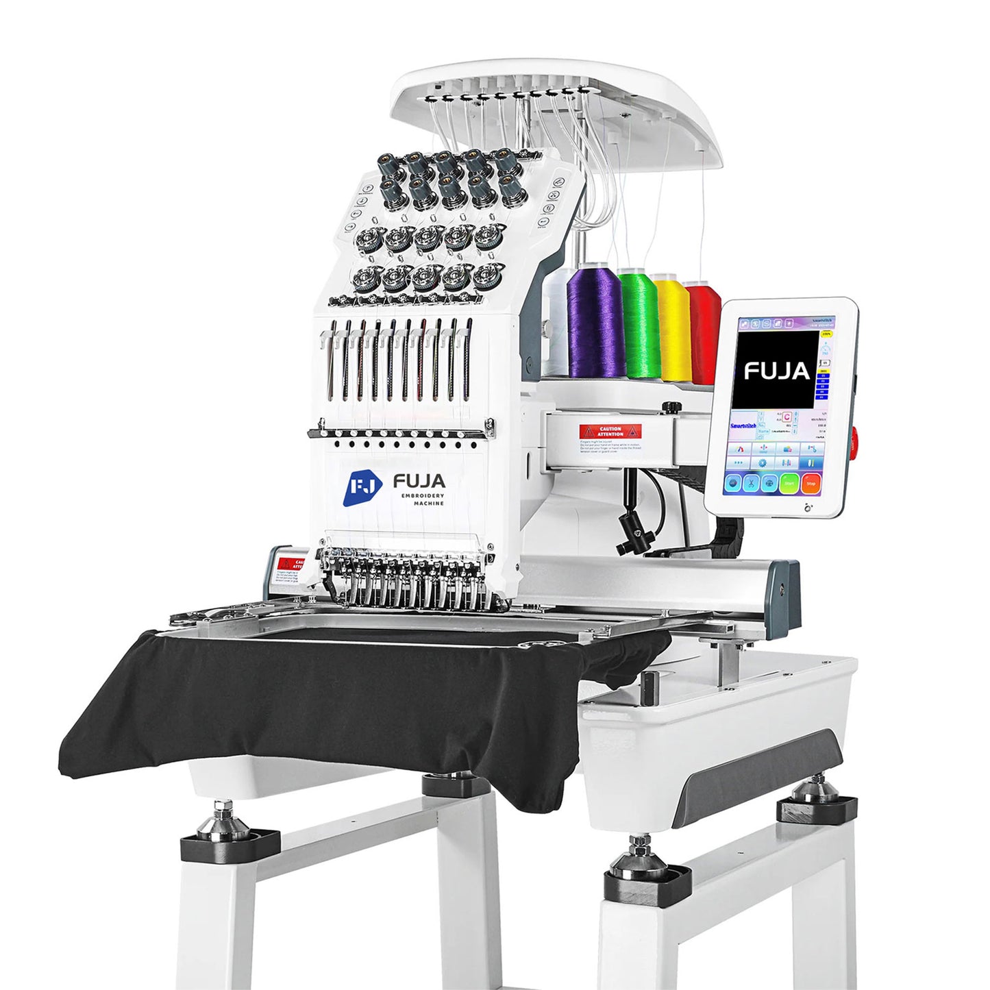 Single Head 10 Needles Embroidery Machine with 240*360MM