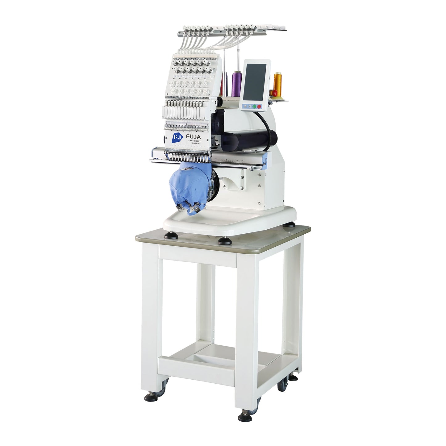 FUJA Single Head Commercial Embroidery Machine Household Computer hat cap t shirt hoodies embroidery 300*350 for beginners