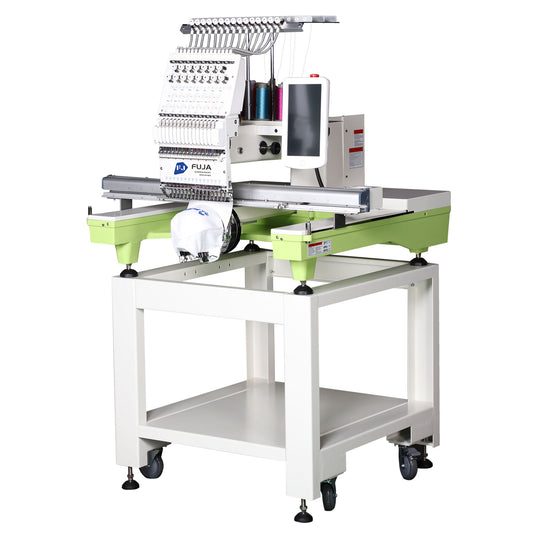 Single Head Embroidery Machine Automatic Hat T-shirt Garment Computer 12 15 Needles