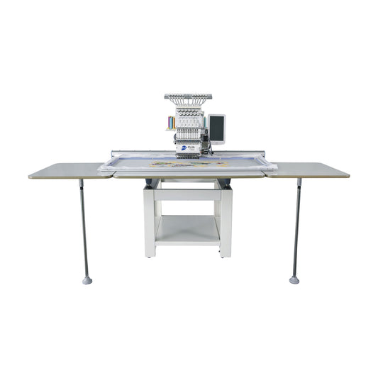 FUJA Flat Single Head Embroidery Machine 12 15 Needles 500*1200mm